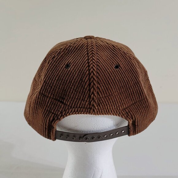 Vintage H.B. SCOTT'S Chewing Tobacco Corduroy Snapback Hat NOS Made in USA Rope - Picture 3 of 5